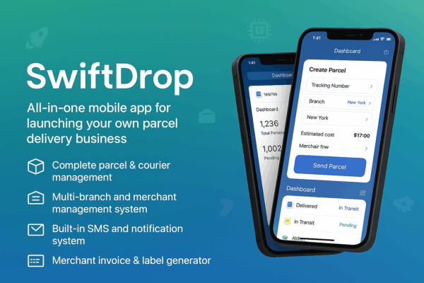 SwiftDrop - Mobile App (Complete SaaS Pack)