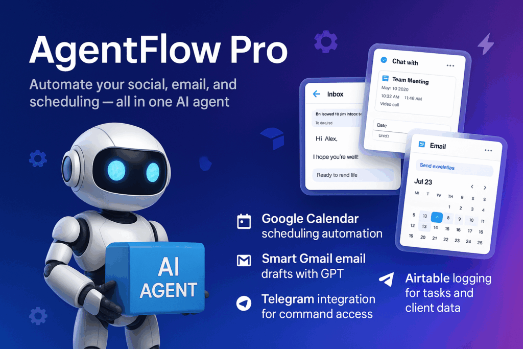 AgentFlow Pro - Make Automation - MercGen AI