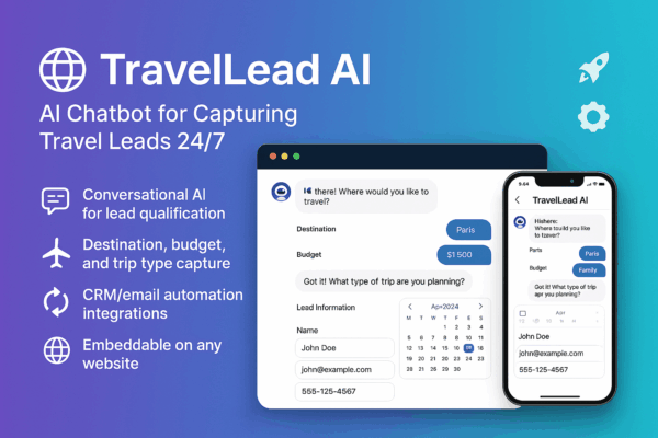 TravelLead AI - Voiceflow Chatbot